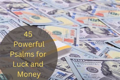 Prayer to Calm Financial Anxiety. . Psalms for luck and money